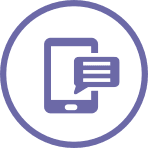 phone with message bubble icon